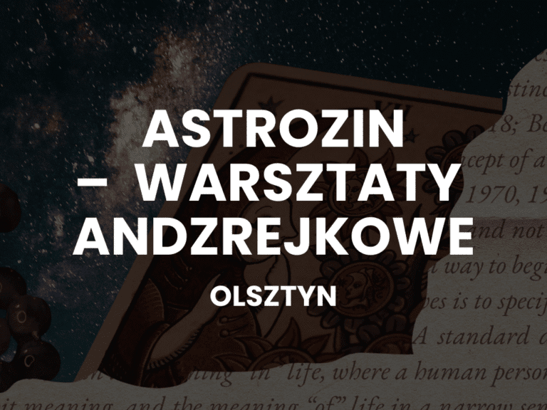 Astro zin - wróżbiarski zin andrzejkowy - warsztaty dla młodzieży i dorosłych w domu rozwoju w olsztynie