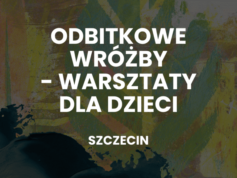 Odbitkowe wróżby - zabawa andrzejkowa z monotypią dla dzieci w Domu Rozwoju w Szczecinie