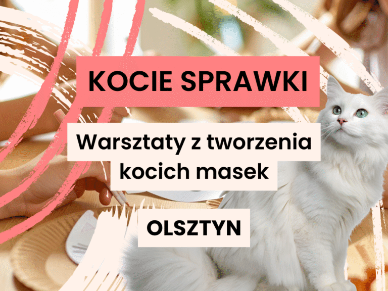 Kocie sprawki - warsztaty z tworzenia kocich masek dla dzieci w wieku 6-12 lat w Domu Rozwoju w Olsztynie
